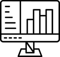 icône de vecteur de graphique à barres