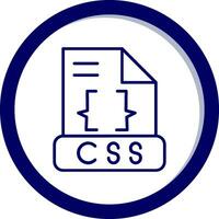 icône de vecteur css