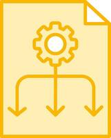 icône de vecteur de flux de travail