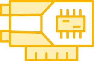 icône de vecteur de carte graphique
