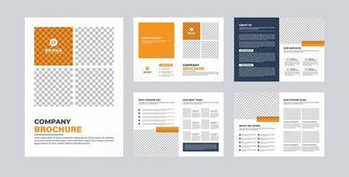 modèle de conception de brochure ou brochure de profil d'entreprise vecteur