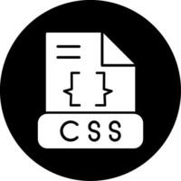 icône de vecteur css