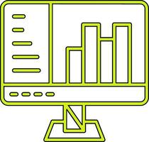 icône de vecteur de graphique à barres