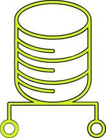 icône de vecteur de serveur de données