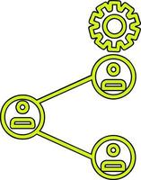 icône de vecteur de relation