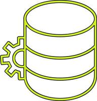 icône de vecteur d'entrepôt de données