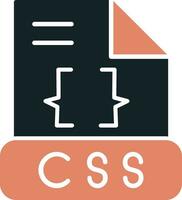 icône de vecteur css