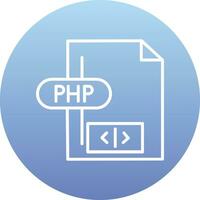 icône de vecteur php