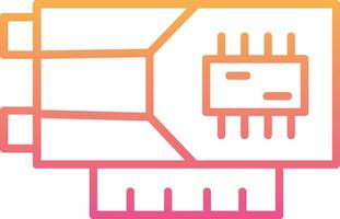 icône de vecteur de carte graphique