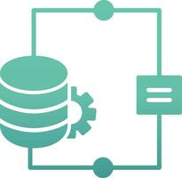 icône de vecteur d'intégration de données