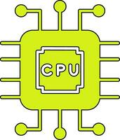 icône de vecteur de processeur