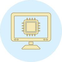 icône de vecteur de processeur