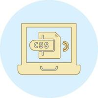 icône de vecteur css