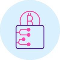 icône de vecteur de crypto-monnaie