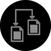 icône de vecteur de partage de fichiers