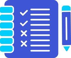 icône de vecteur de liste de contrôle