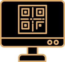 icône de vecteur de code qr