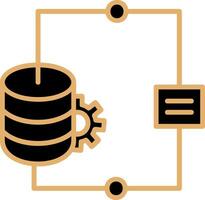 icône de vecteur d'intégration de données