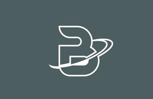 icône du logo lettre b pour les entreprises et l'entreprise vecteur