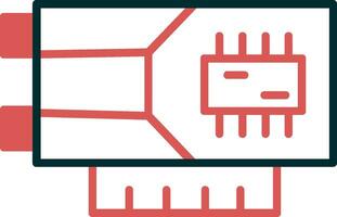 icône de vecteur de carte graphique