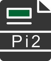 pi2 Créatif icône conception vecteur
