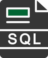 sql Créatif icône conception vecteur