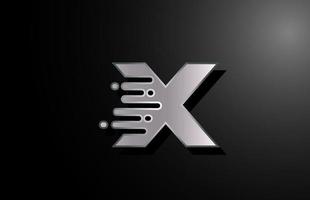 icône du logo lettre x pour les entreprises et l'entreprise vecteur