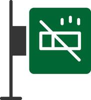 conception d'icône créative non fumeur vecteur