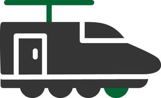 conception d'icône créative de train électrique vecteur