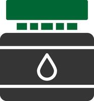 conception d'icône créative de bouteille d'encre vecteur