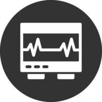 électrocardiogramme Créatif icône conception vecteur