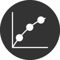 marqué dispersion avec tout droit lignes Créatif icône conception vecteur