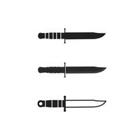 couteau et chef cuisine icône vecteur coutellerie ustensiles de cuisine symbole pour la conception de la cuisine