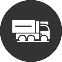 conception d'icône créative de camion de fret vecteur