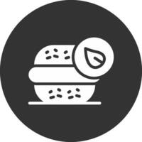 végétalien Burger Créatif icône conception vecteur