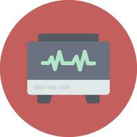 conception d'icône créative moniteur ekg vecteur