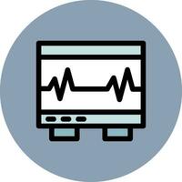 électrocardiogramme Créatif icône conception vecteur