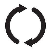 rotation icône logo vecteur conception modèle