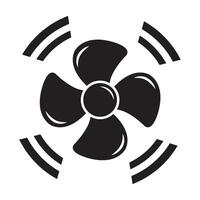hélice icône logo vecteur conception modèle