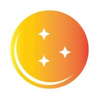 lune et étoile icône logo vecteur conception modèle