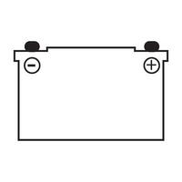 batterie icône logo vecteur conception modèle
