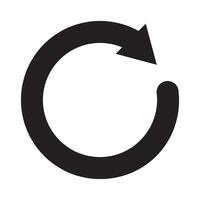 rotation icône logo vecteur conception modèle