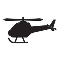 hélicoptère icône logo vecteur conception modèle
