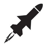 fusée icône logo vecteur conception modèle