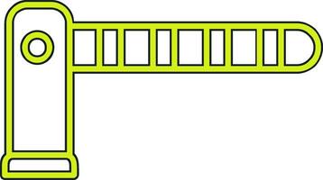 icône de vecteur de barrière