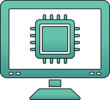 icône de vecteur de processeur