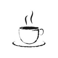 vecteur de modèle de logo de tasse de café