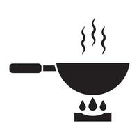 cuisinier icône logo vecteur conception modèle