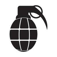 grenade icône logo vecteur conception modèle