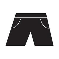 un pantalon icône logo vecteur conception modèle